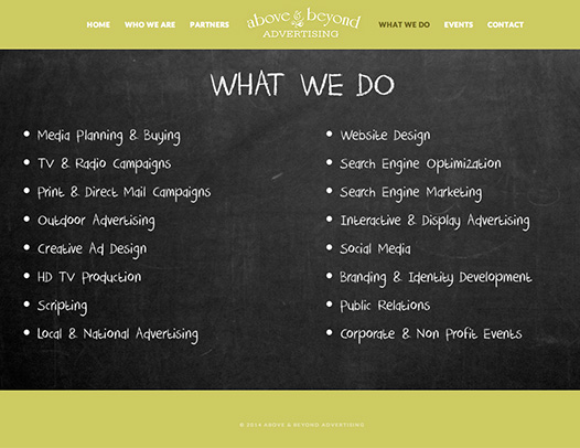 Read more about the article Above & Beyond Advertising